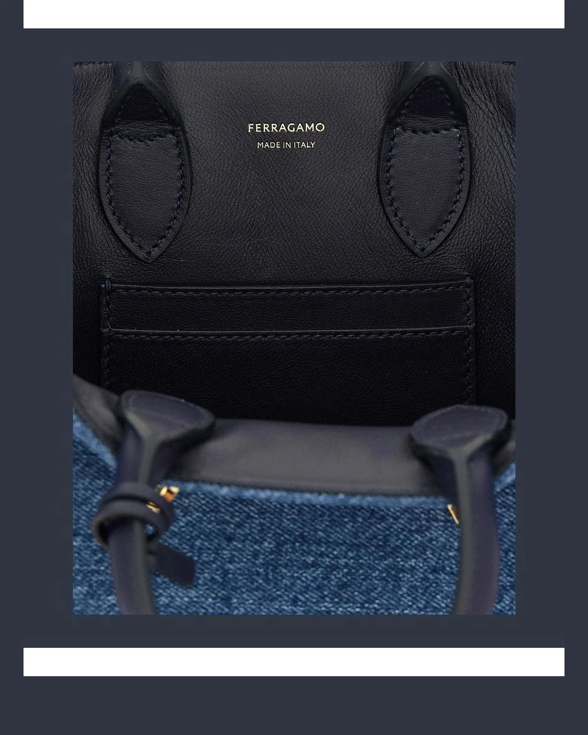 Ferragamo Satchel Bag in blue — view 4