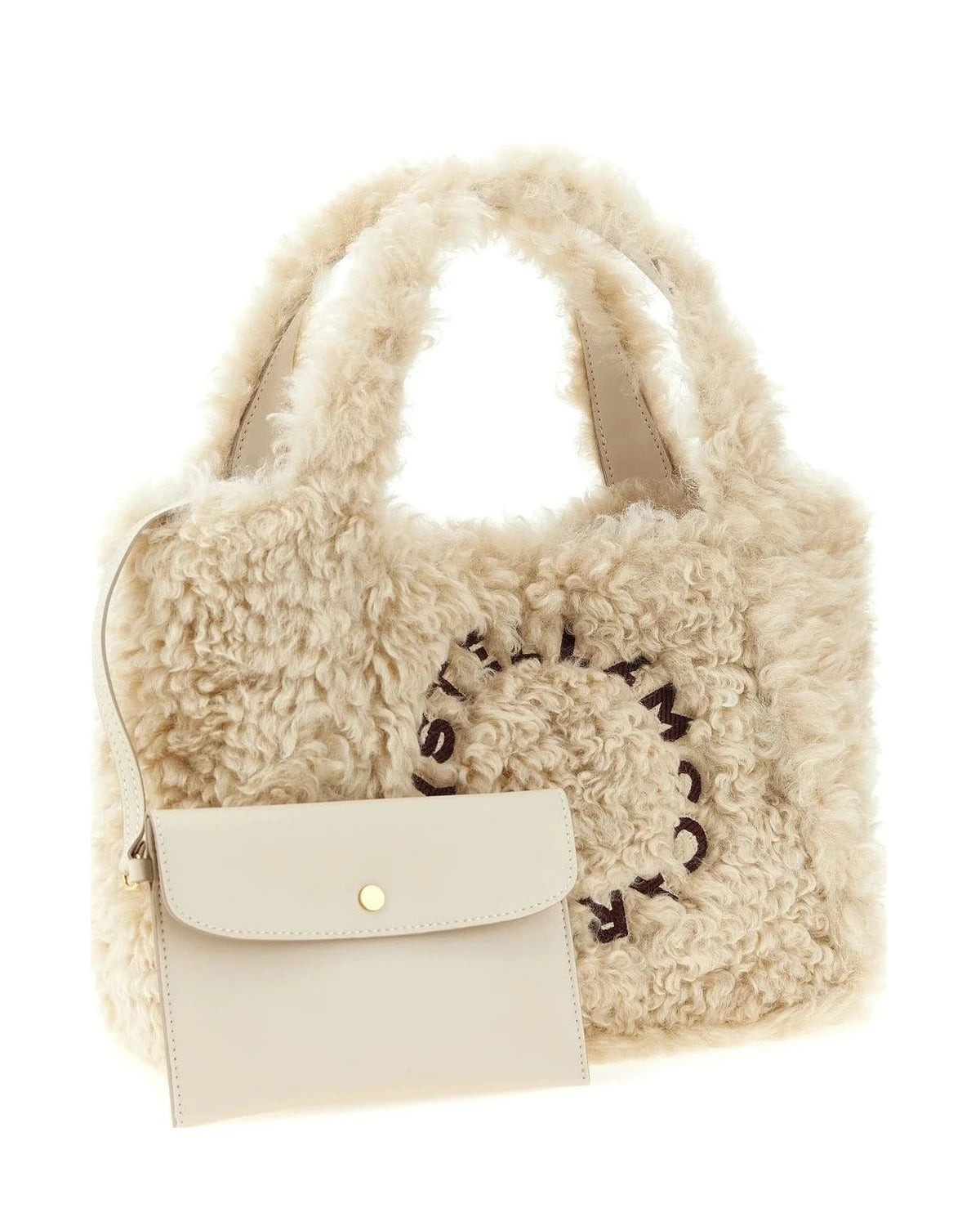 Stella McCartney Tote Bag in beige, Polyester — view 3
