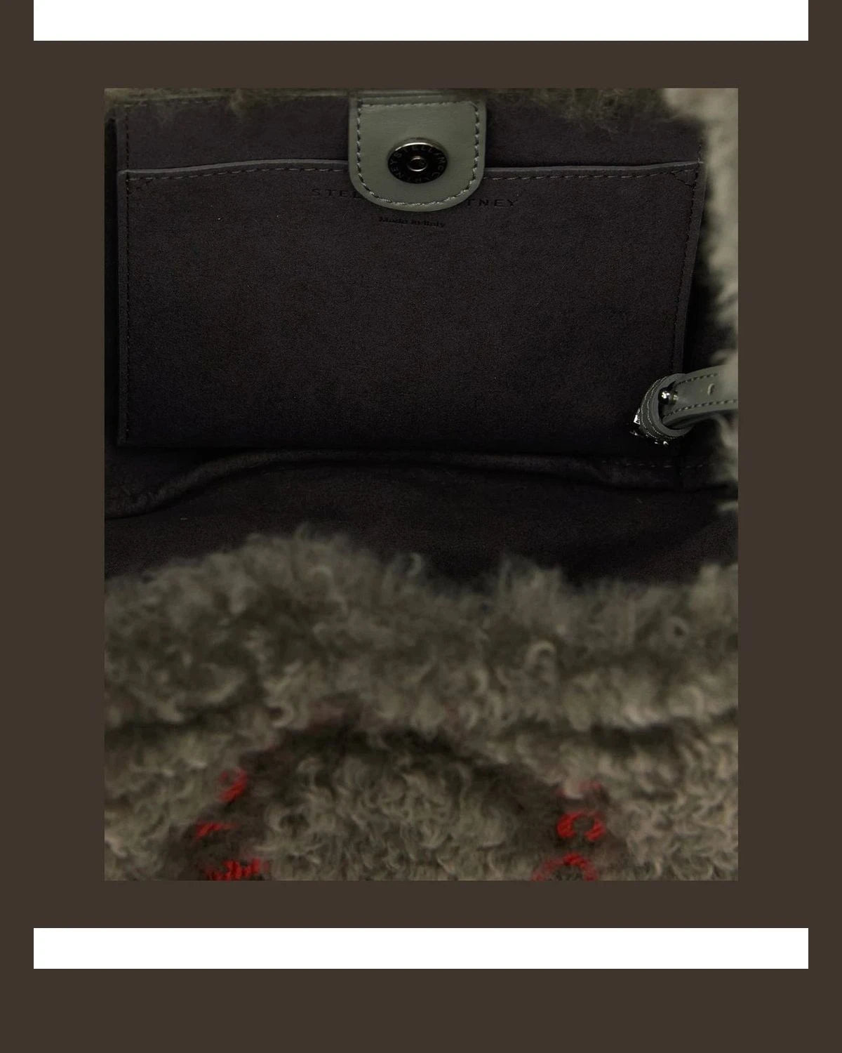 Stella McCartney Shoulder Bag in gray, Polyester — view 4