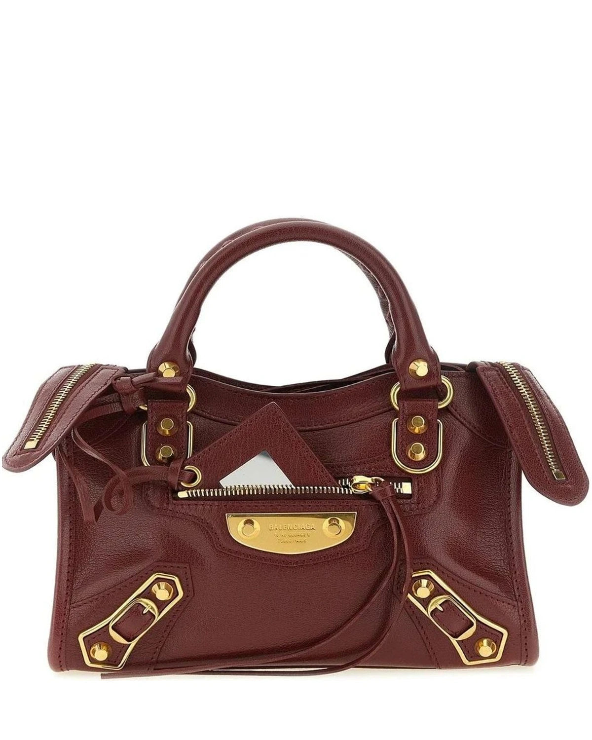 Balenciaga Satchel Bag in red, Goat Leather