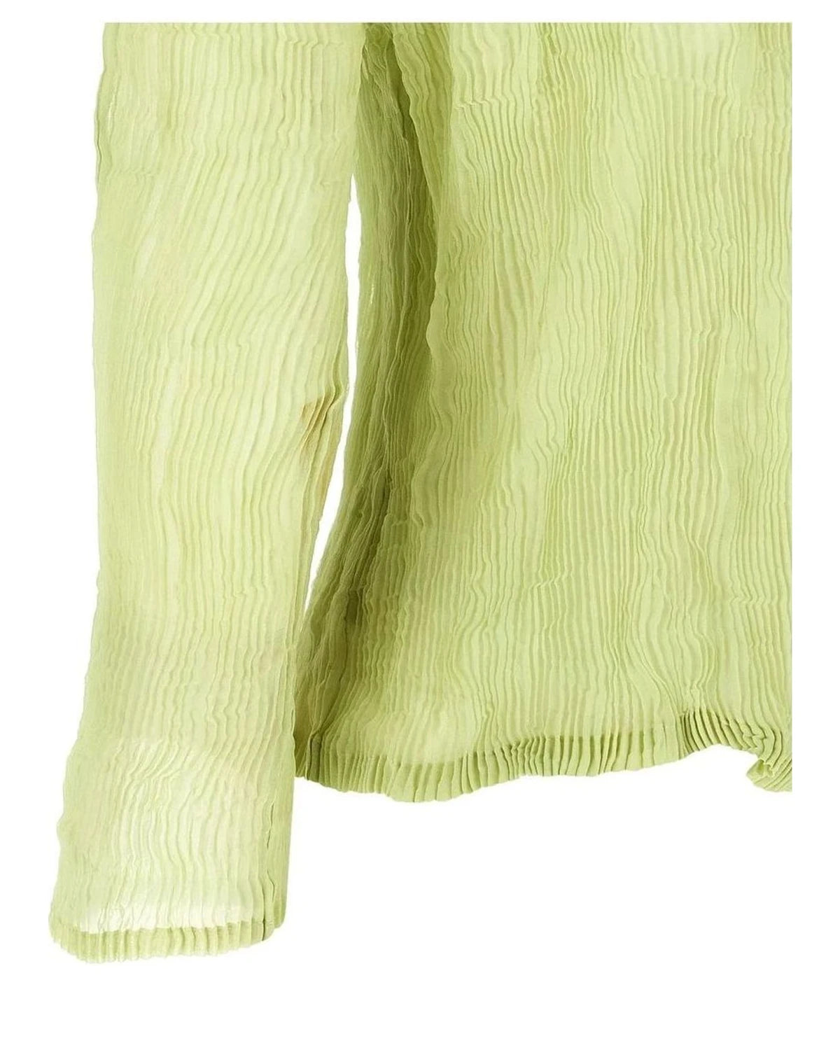 Issey Miyake Cardigan in green, Polyester — view 4