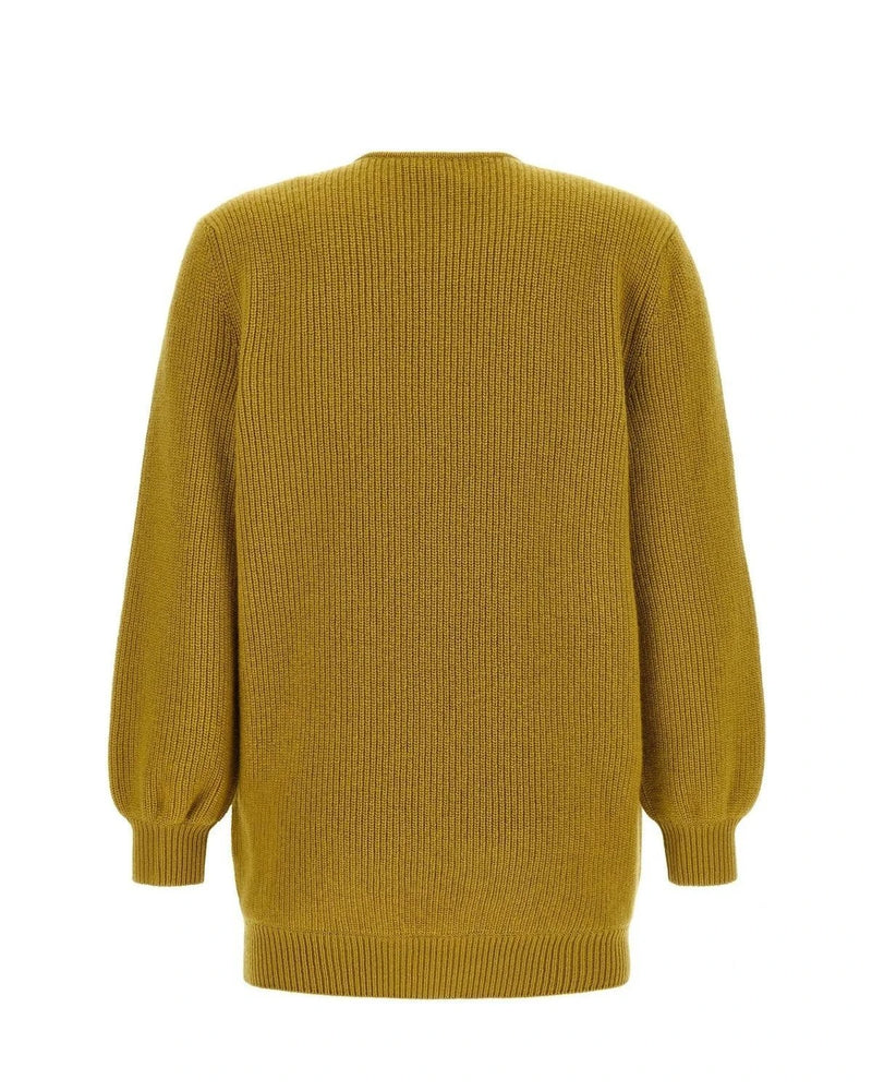 Valentino Garavani Cardigan in yellow, Virgin Wool — view 2