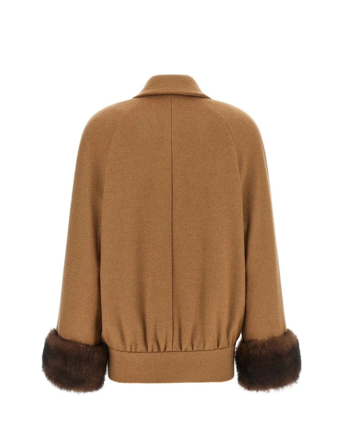 Valentino Garavani Bomber Jacket in brown, Lamb Fur — view 2