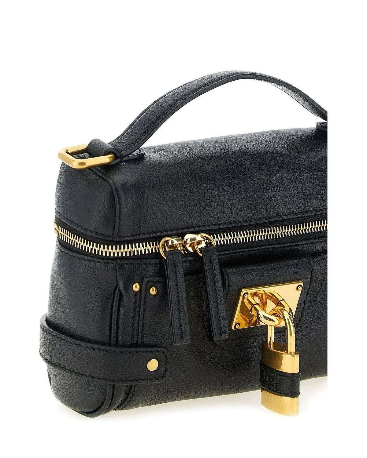 Chloé Shoulder Bag in black, Buffalo Leather — view 3
