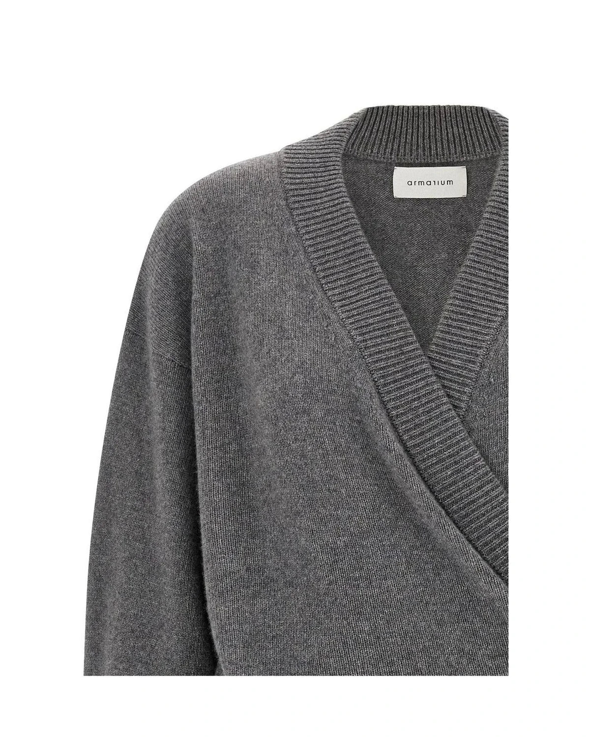 Armarium Cardigan in gray, Wool — view 3