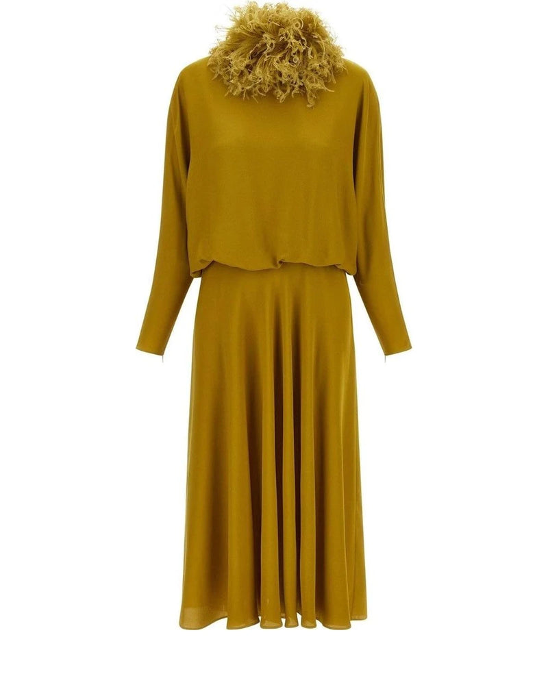 Valentino Garavani Dresse in yellow, Silk