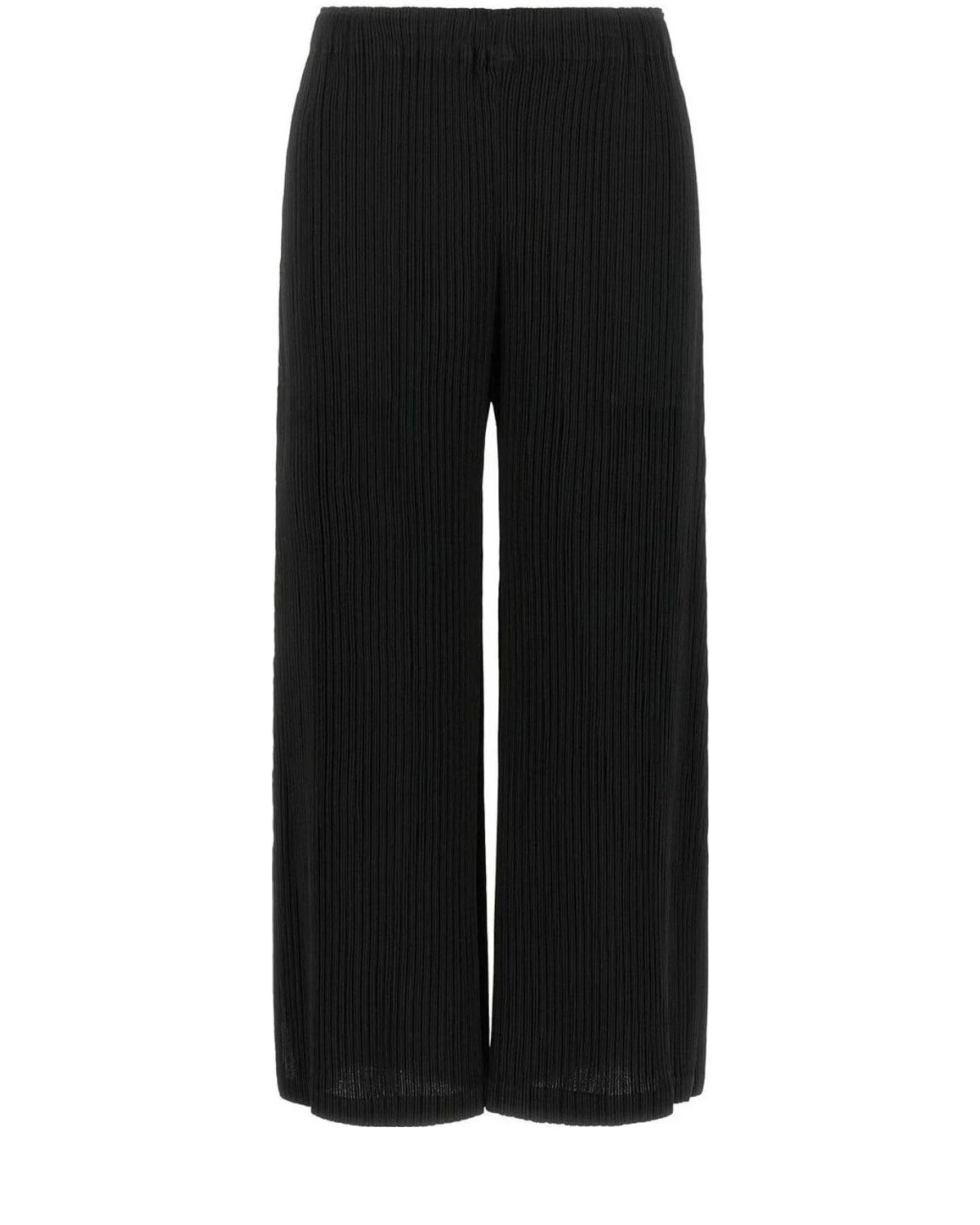 Issey Miyake Palazzo Pant in black, Polyester