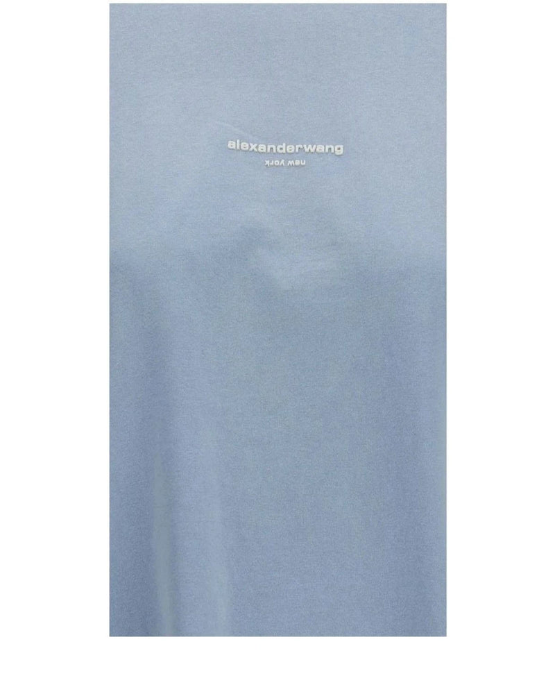 Alexander Wang T-Shirt in blue, Cotton — view 3