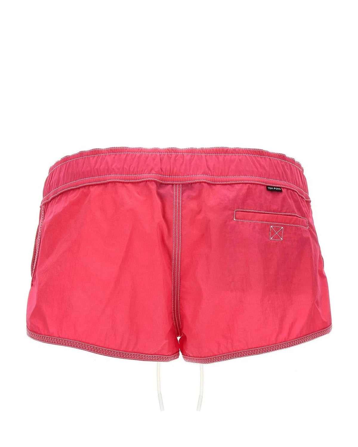 Tom Ford Swim Short in red, Polyamide — view 2