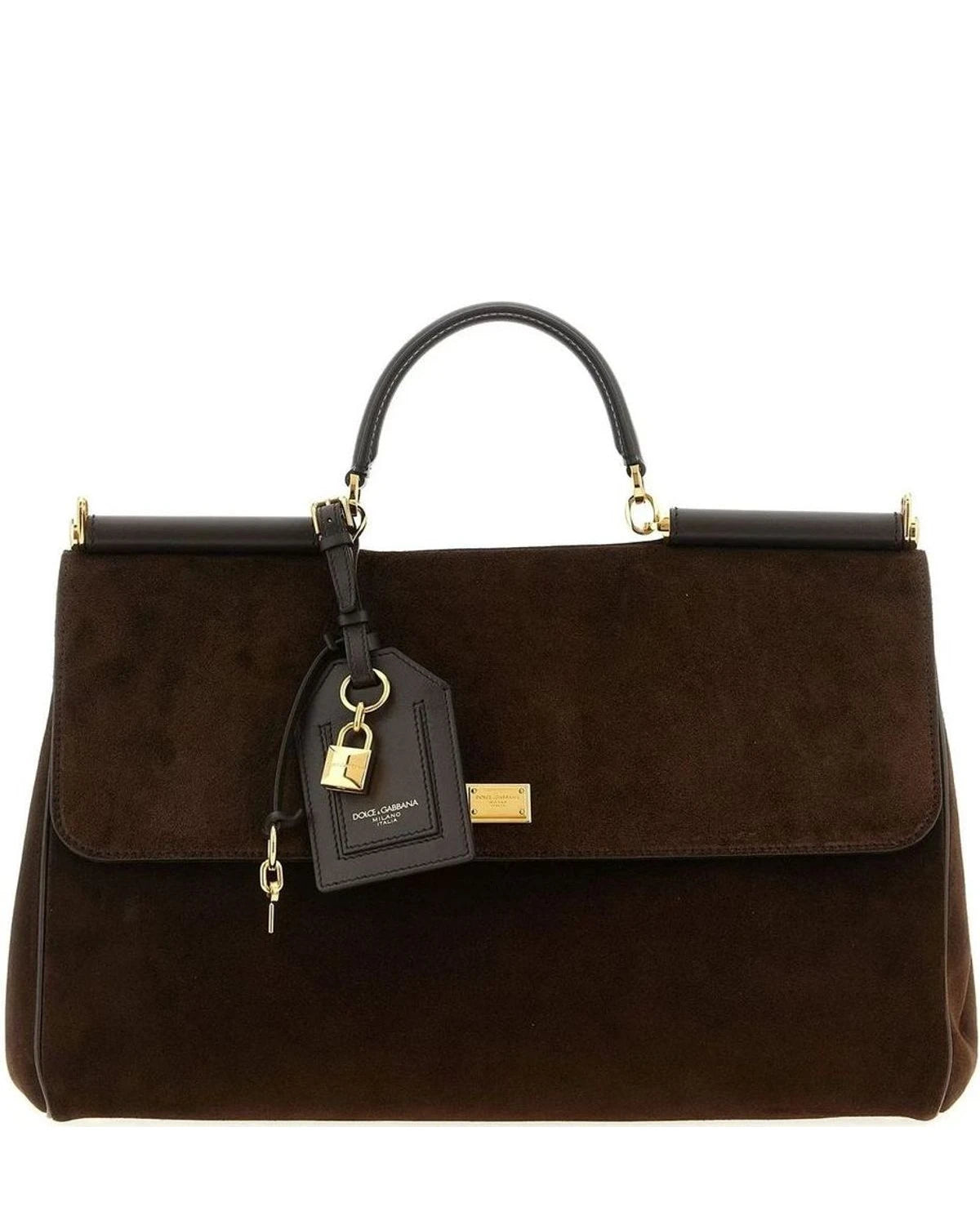 Dolce & Gabbana Satchel Bag in brown, Pvc