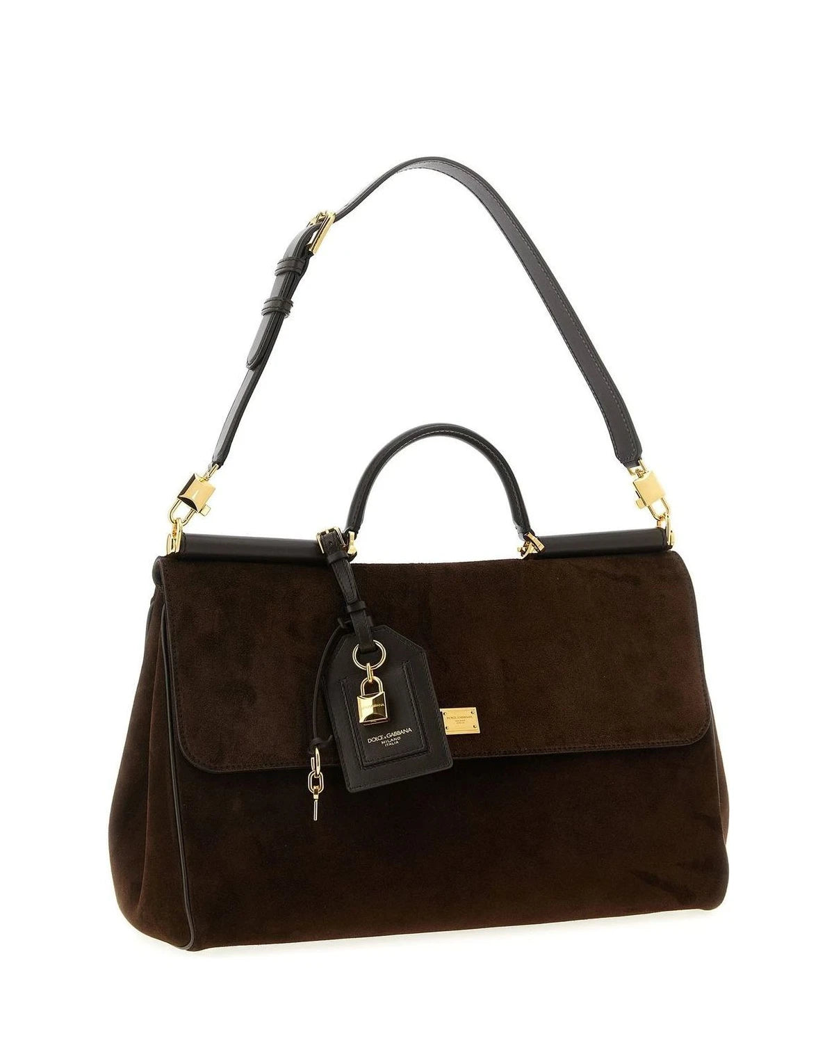 Dolce & Gabbana Satchel Bag in brown, Pvc — view 3