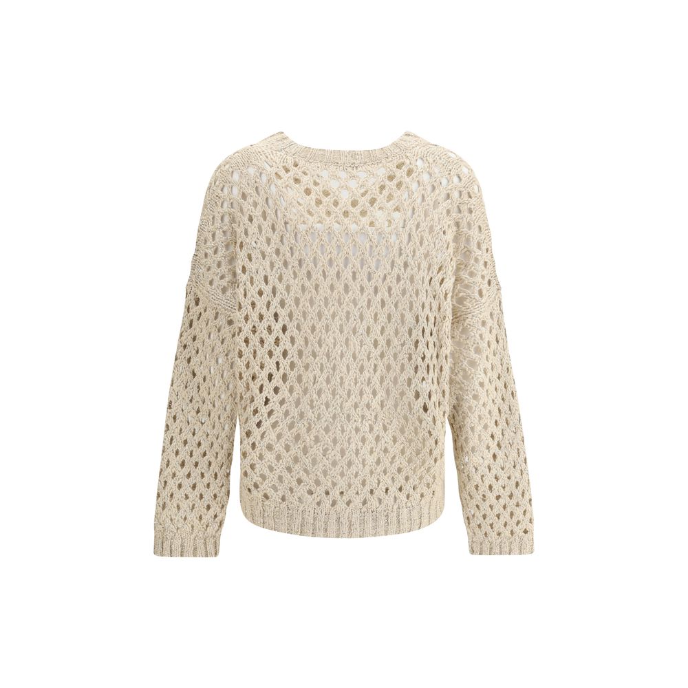 Brunello Cucinelli Mesh Sweater Glam Steals