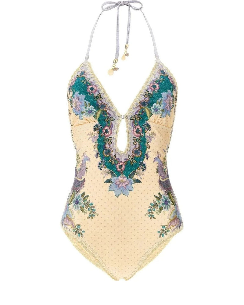 Zimmermann One-Piece Swimsuit in multicolor, Polyamide