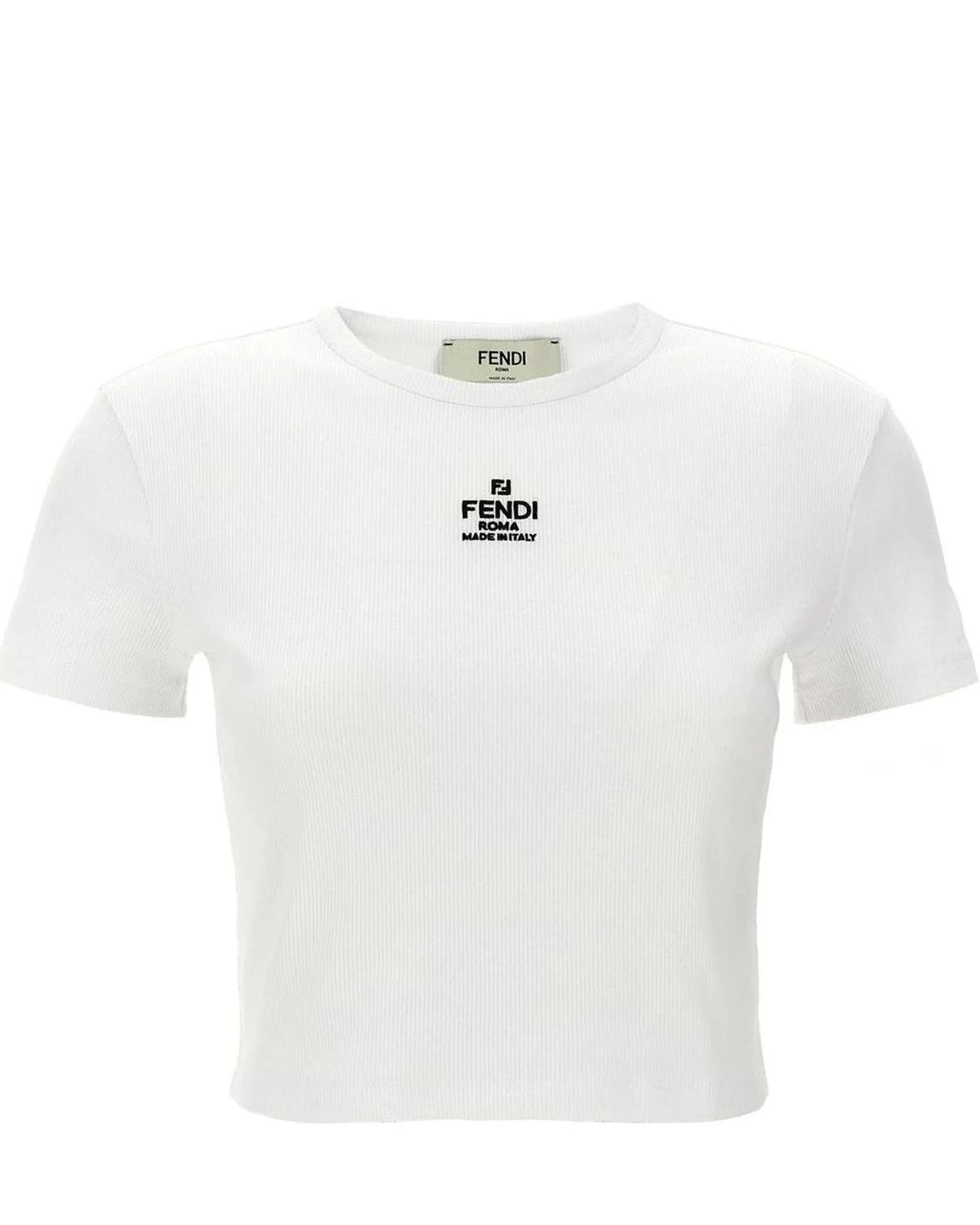Fendi T-Shirt in white, Cotton