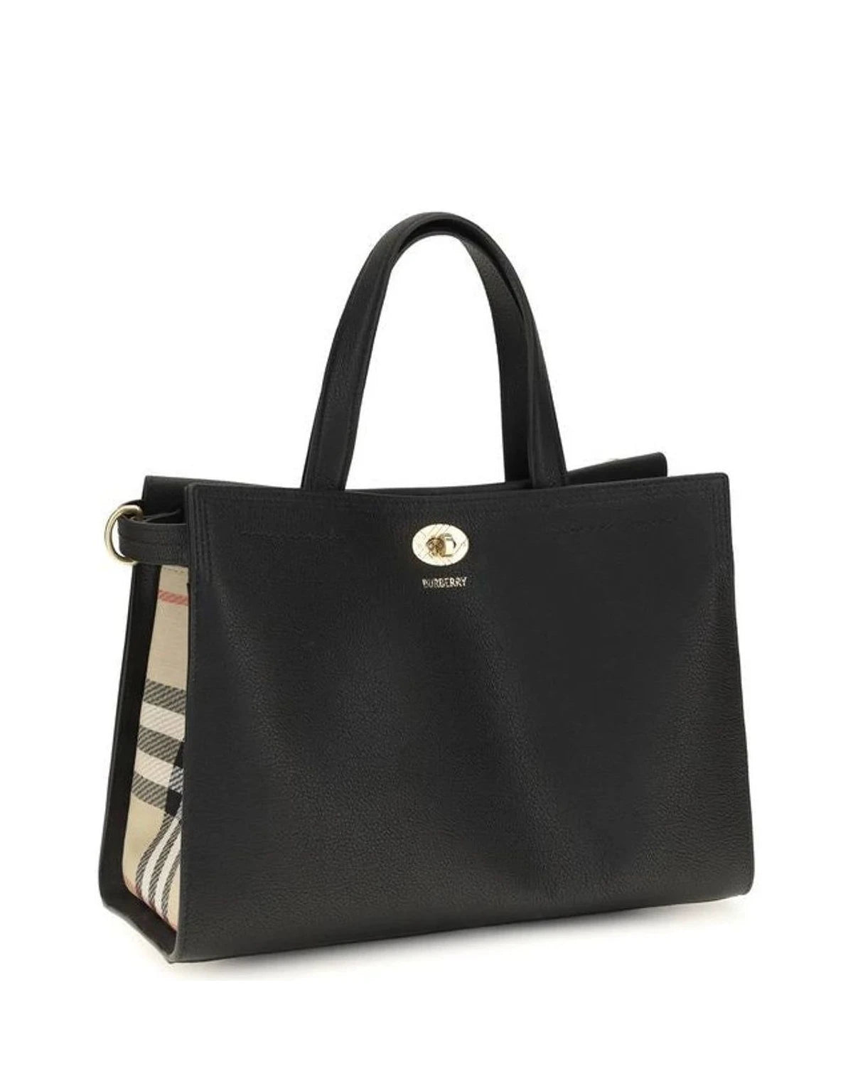 Burberry Satchel Bag in black, Cotton — view 2