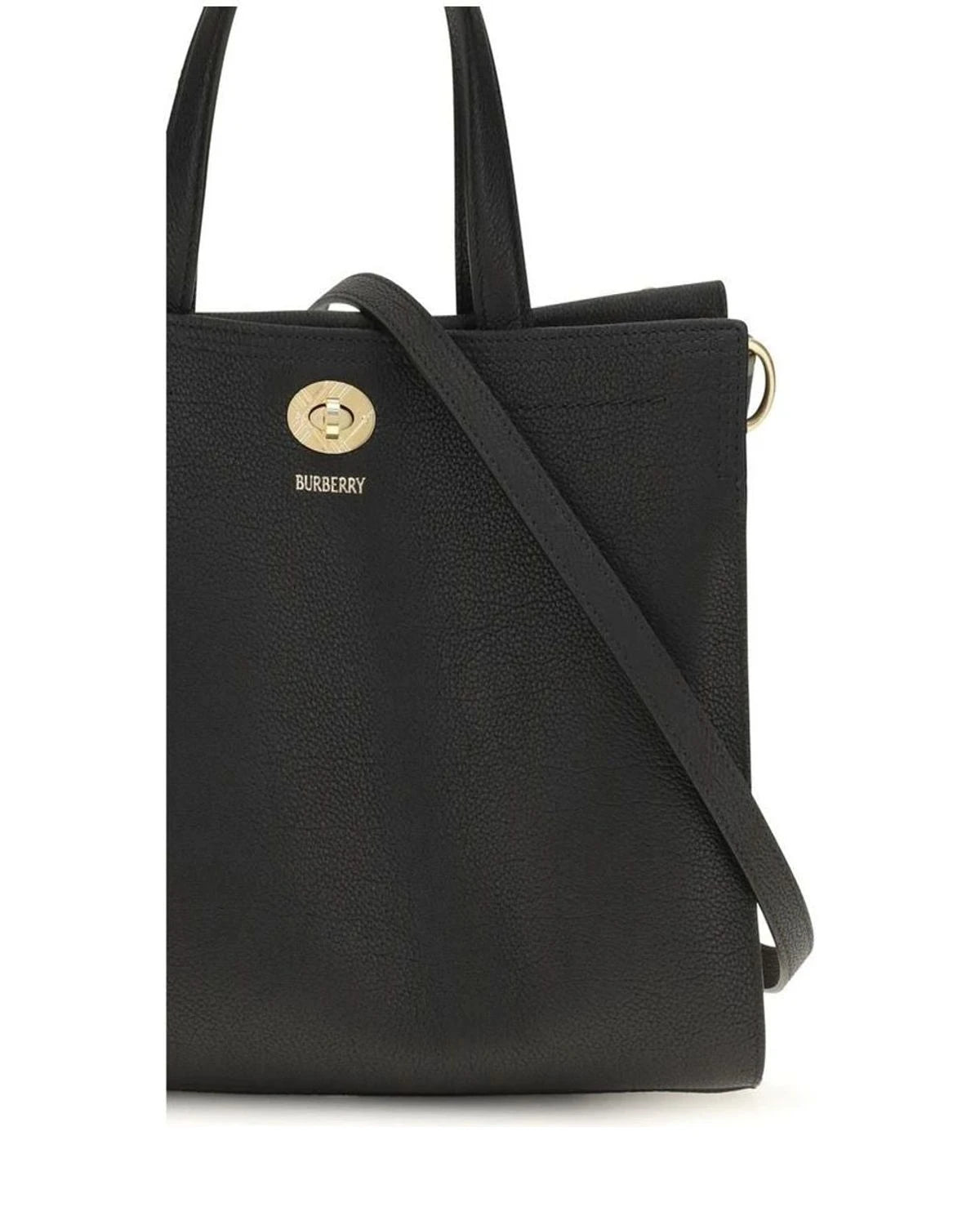 Burberry Satchel Bag in black, Cotton — view 4