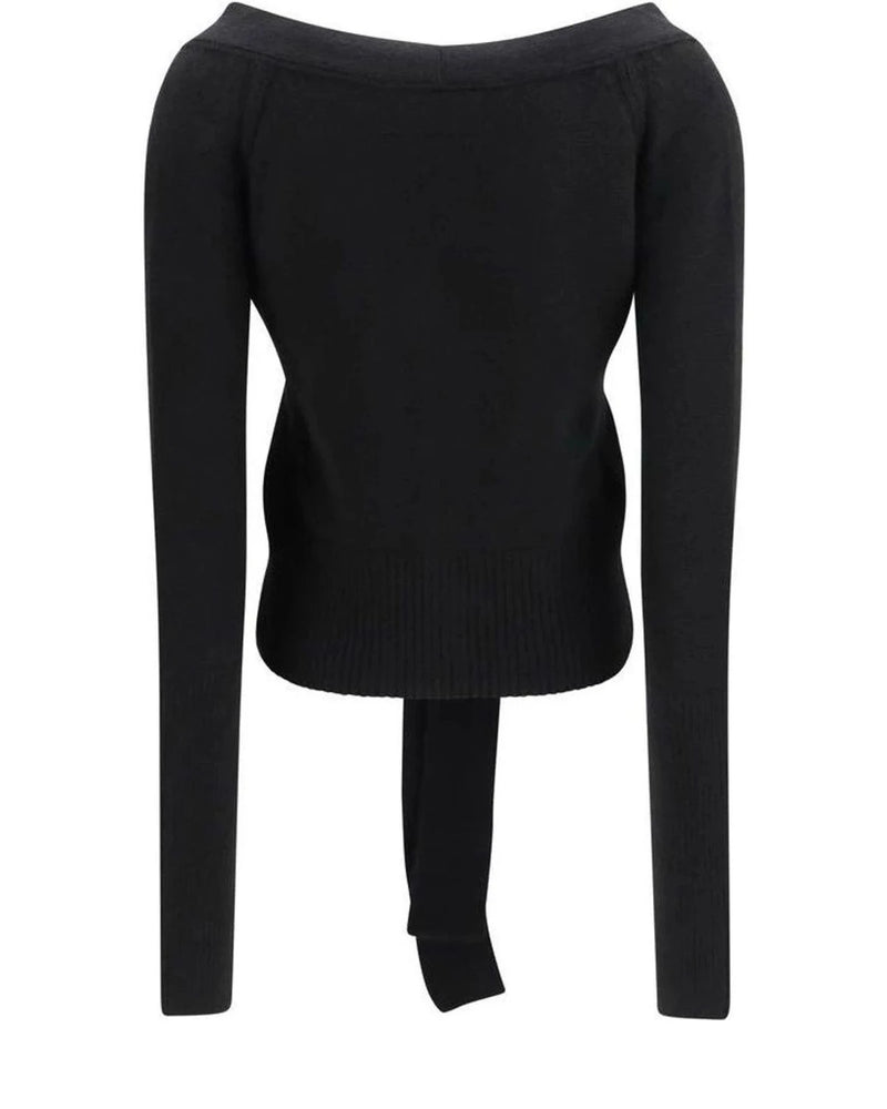 Ermanno Scervino Cardigan in black, Kashmir — view 2