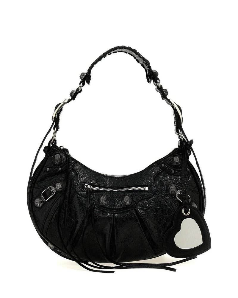 Balenciaga Hobo Bag in black, Lamb Leather