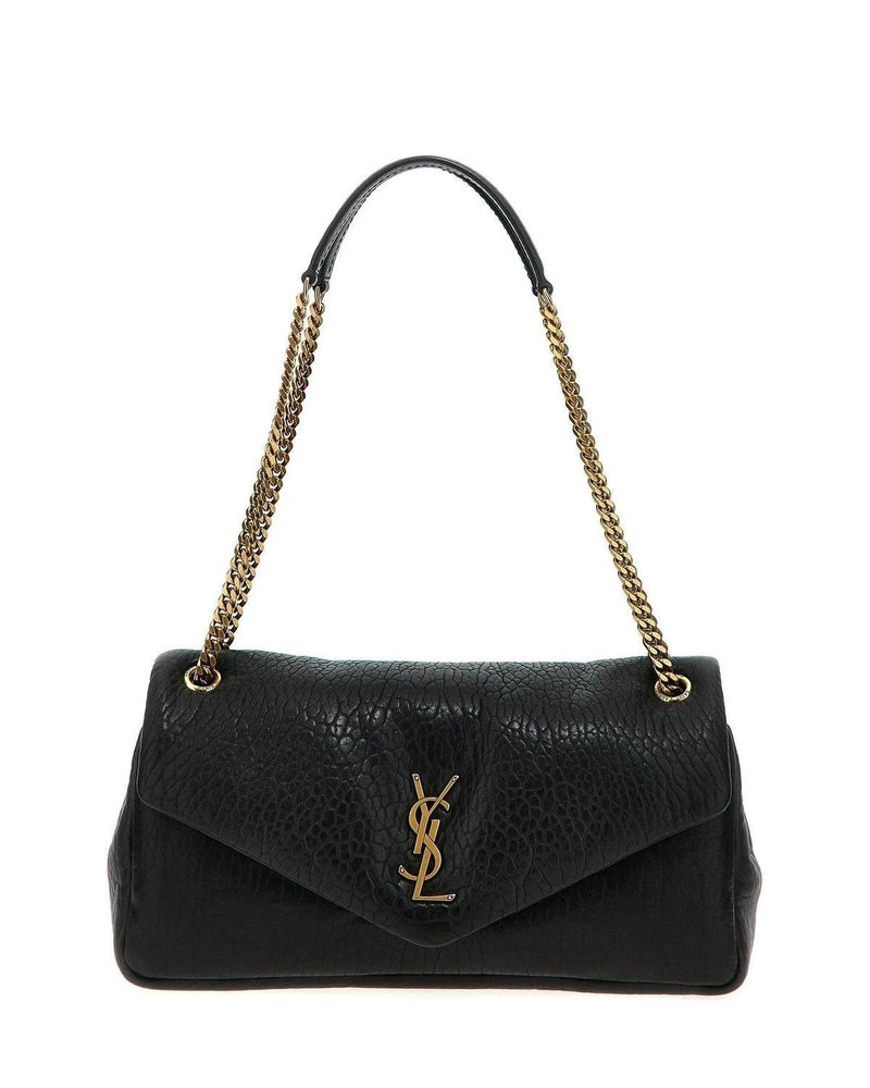 Saint Laurent Shoulder Bag in black, Leather