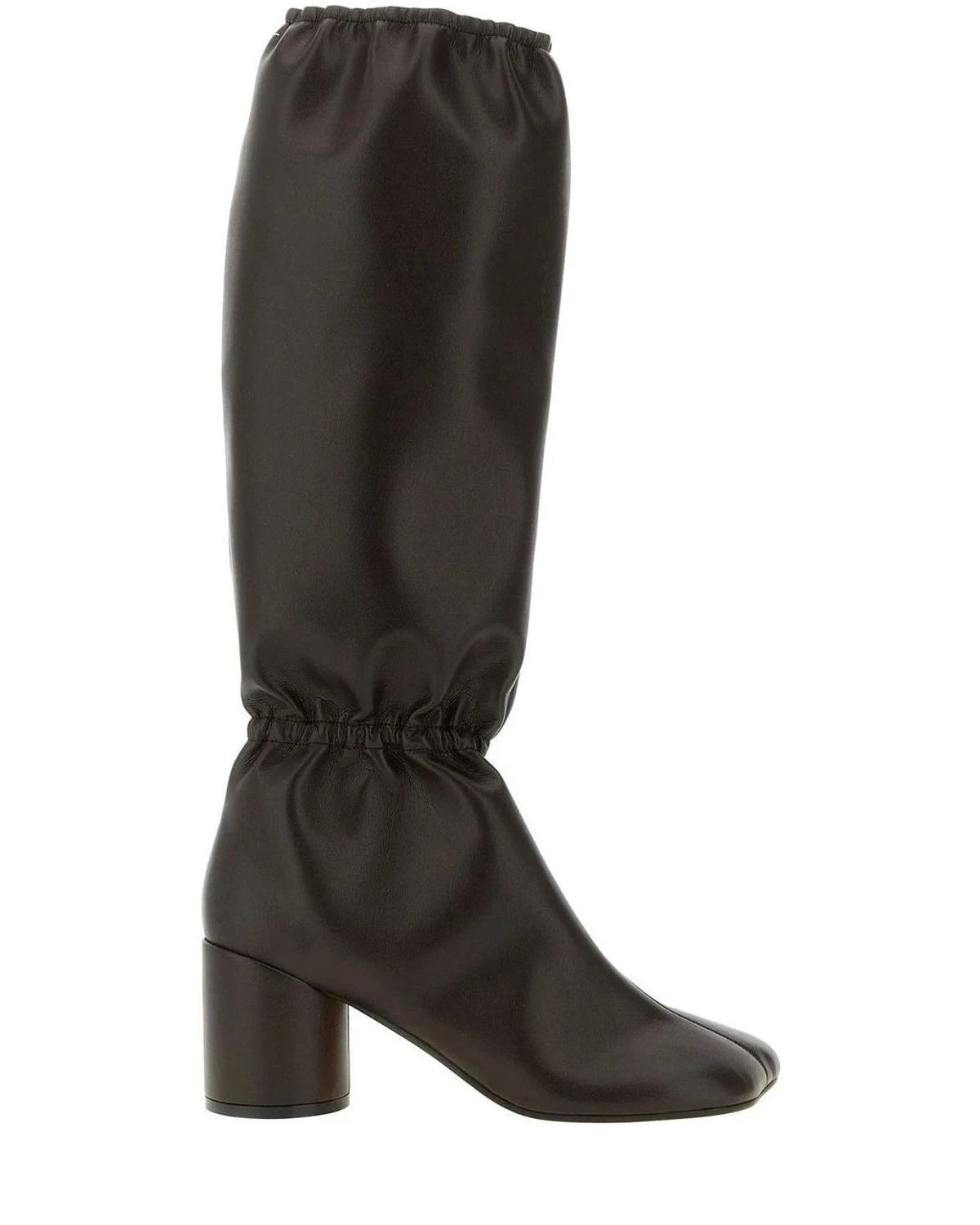 MM6 Maison Margiela Knee High Boots in brown, Polyurethane
