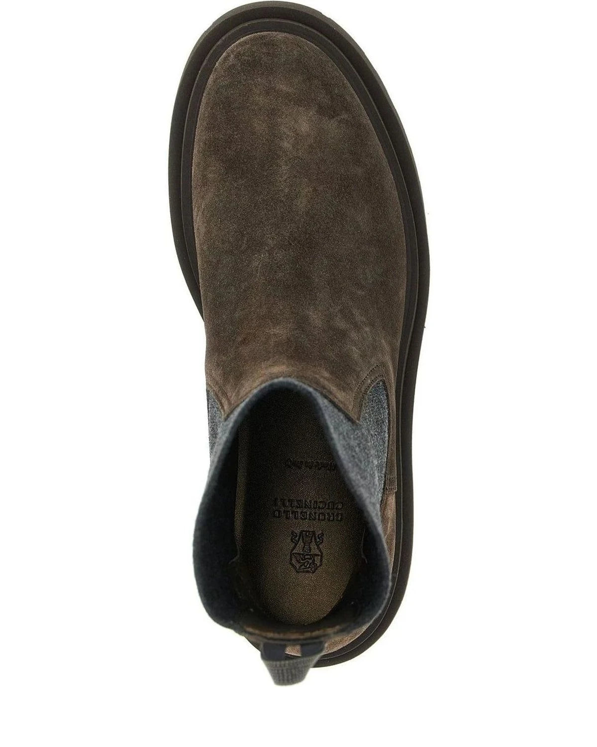 Brunello Cucinelli Ankle Boots in brown, Calfskin Leather — view 4