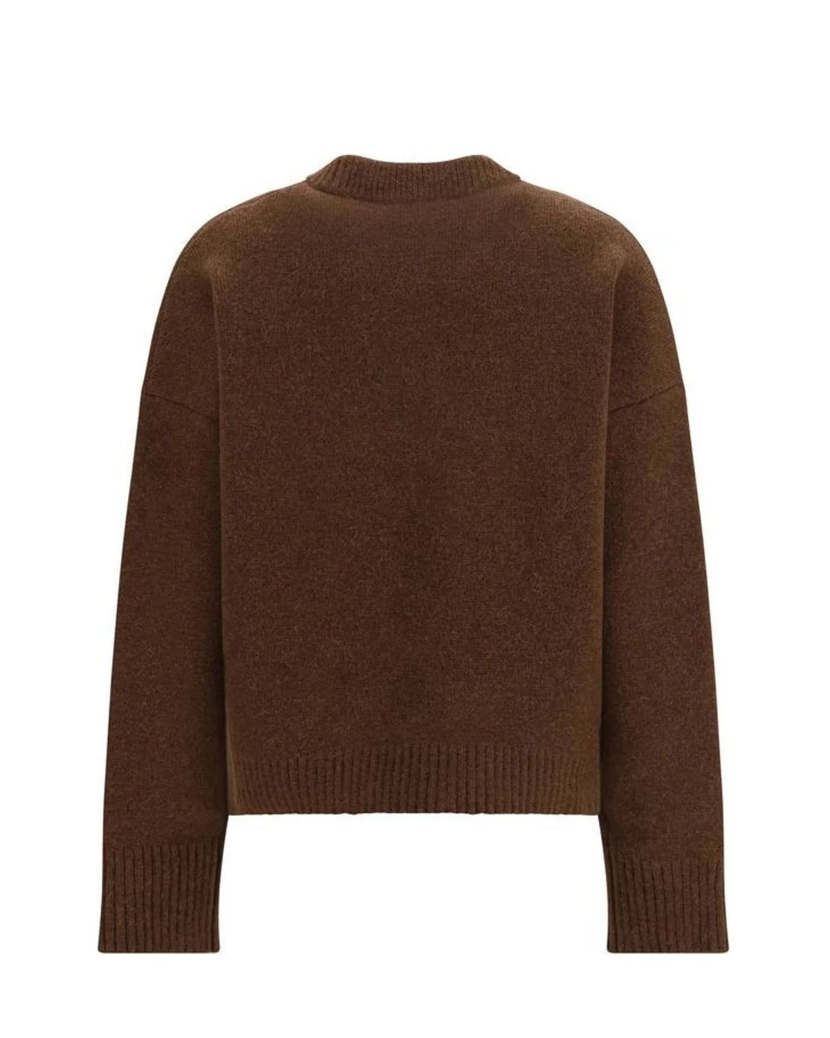 Ami Paris Sweater in brown, Alpaca Vicugna — view 2
