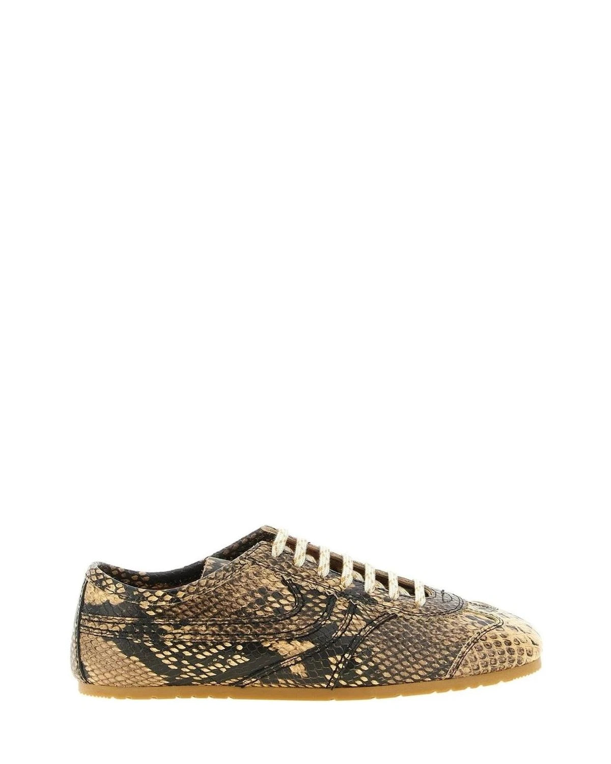 Dries Van Noten Sneakers in beige, Calfskin Leather