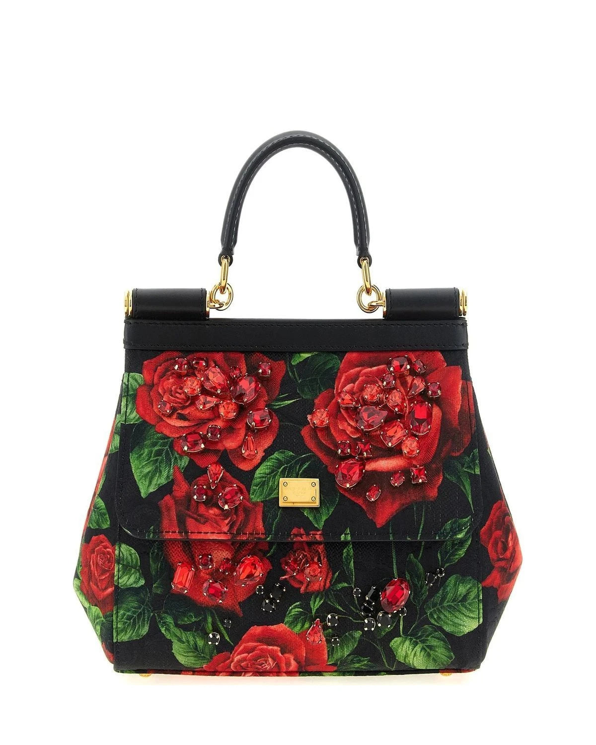 Dolce & Gabbana Satchel Bag in red, Cotton