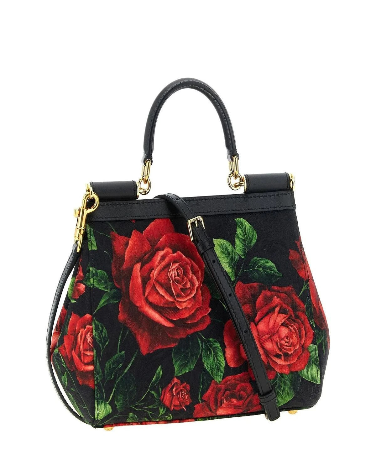 Dolce & Gabbana Satchel Bag in red, Cotton — view 2