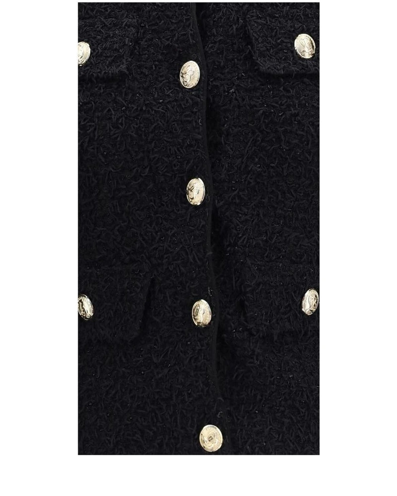Balmain Bolero Jacket in black, Viscose — view 3