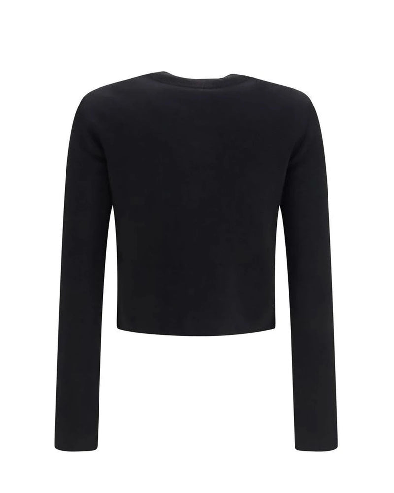 Balmain Cardigan in black, Viscose — view 2