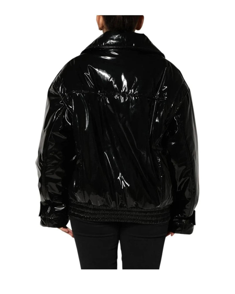 Dolce & Gabbana Bomber Jacket in black, Polyester — view 4