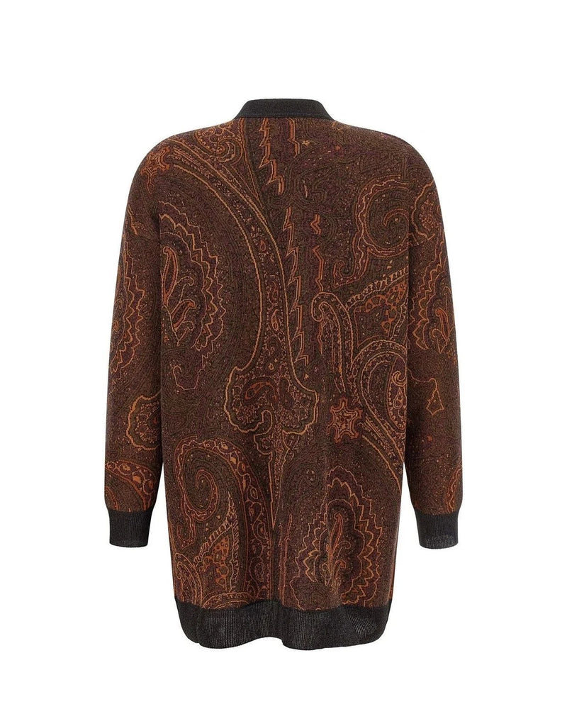 Etro Cardigan in brown — view 2