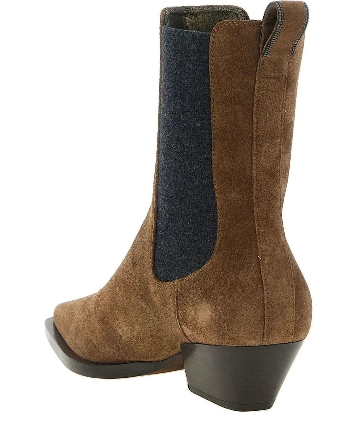 Brunello Cucinelli Chelsea Boots in brown — view 3