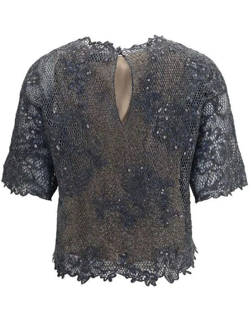 Brunello Cucinelli Blouse in gray, Mohair — view 2