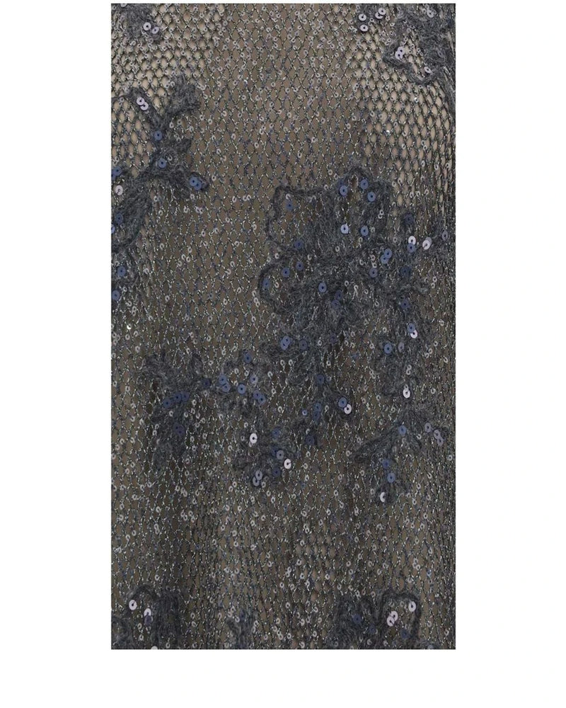 Brunello Cucinelli Blouse in gray, Mohair — view 3
