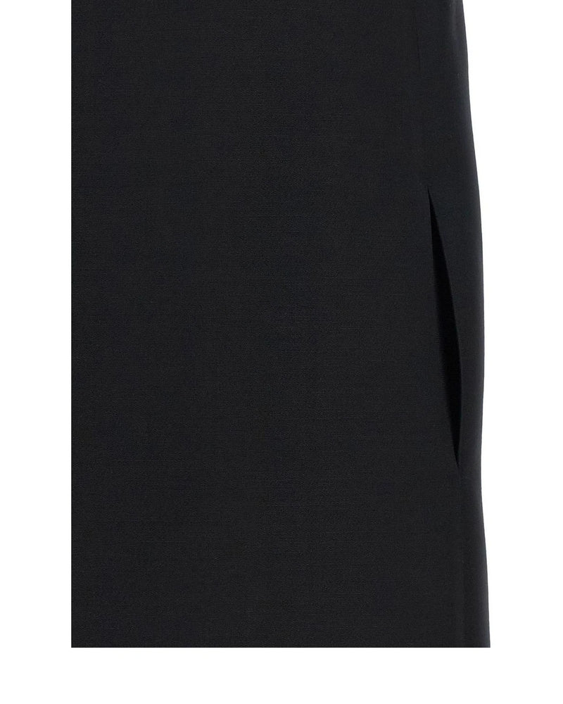 Valentino Garavani Black Wool Dress
