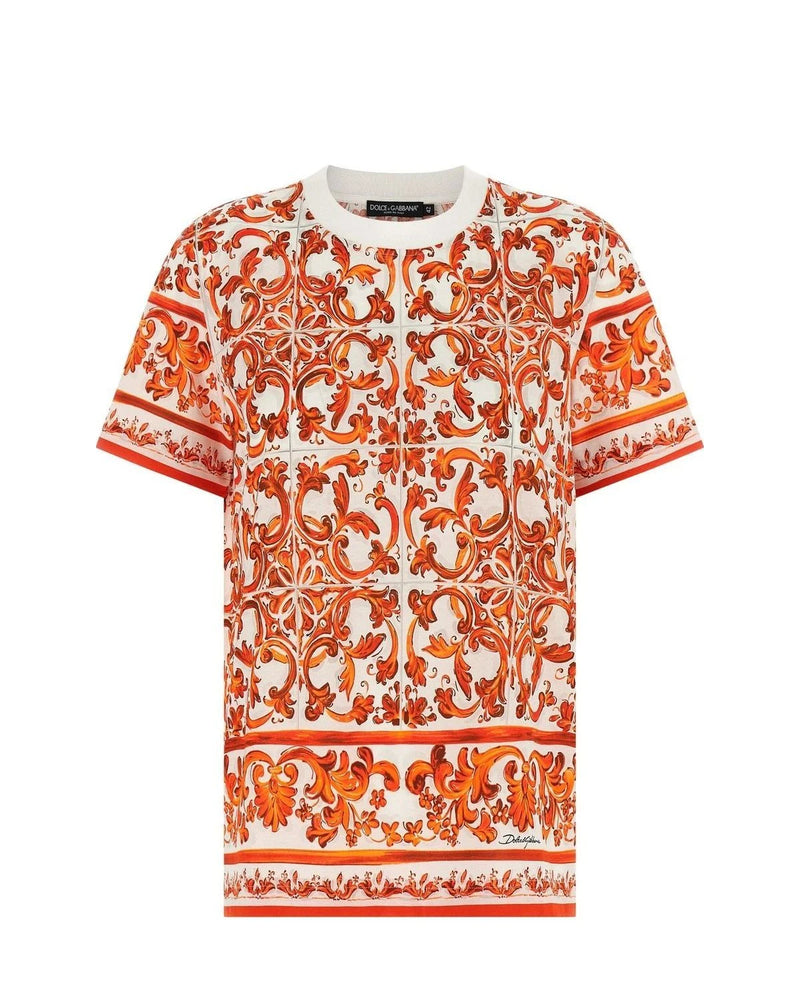 Dolce & Gabbana T-Shirt in orange, Cotton