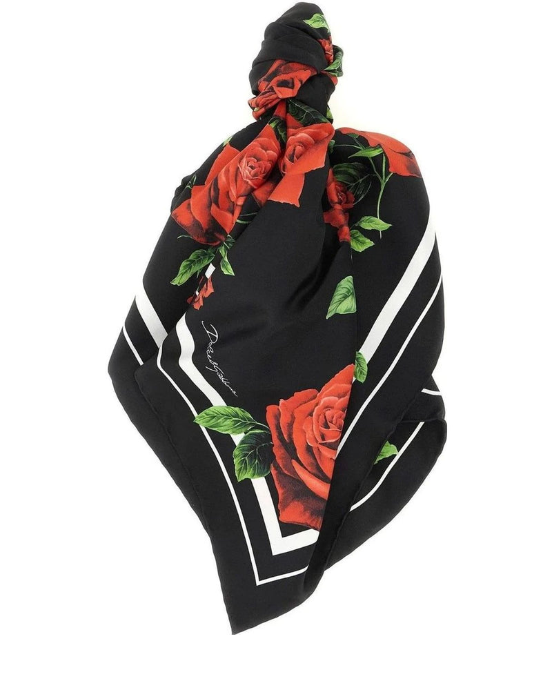 Dolce & Gabbana Scarves & Shawl in black, Silk
