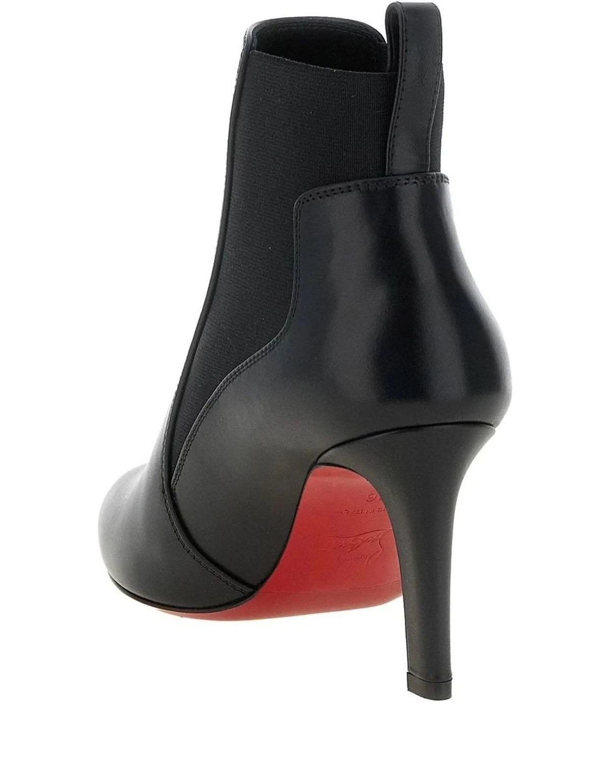 Christian Louboutin Ankle Boots in black, Calfskin Leather — view 3