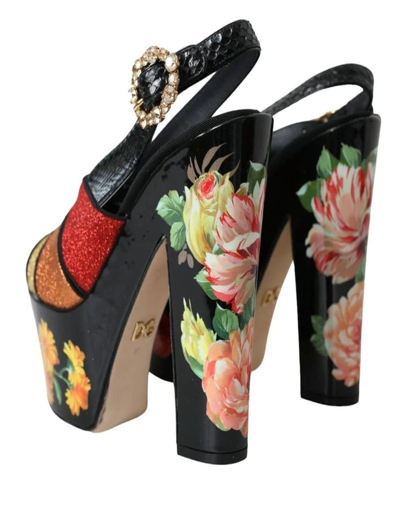 Dolce & Gabbana Sandals in multicolor, Lurex — view 4