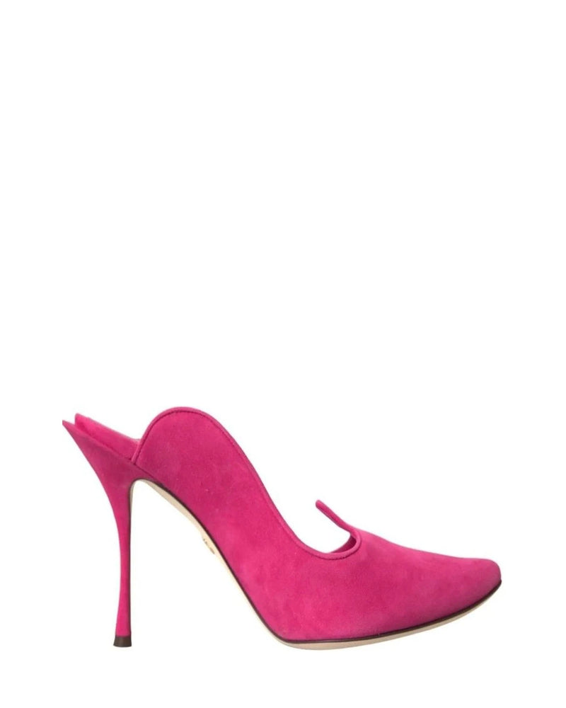 Dolce & Gabbana Mules in pink, Leather