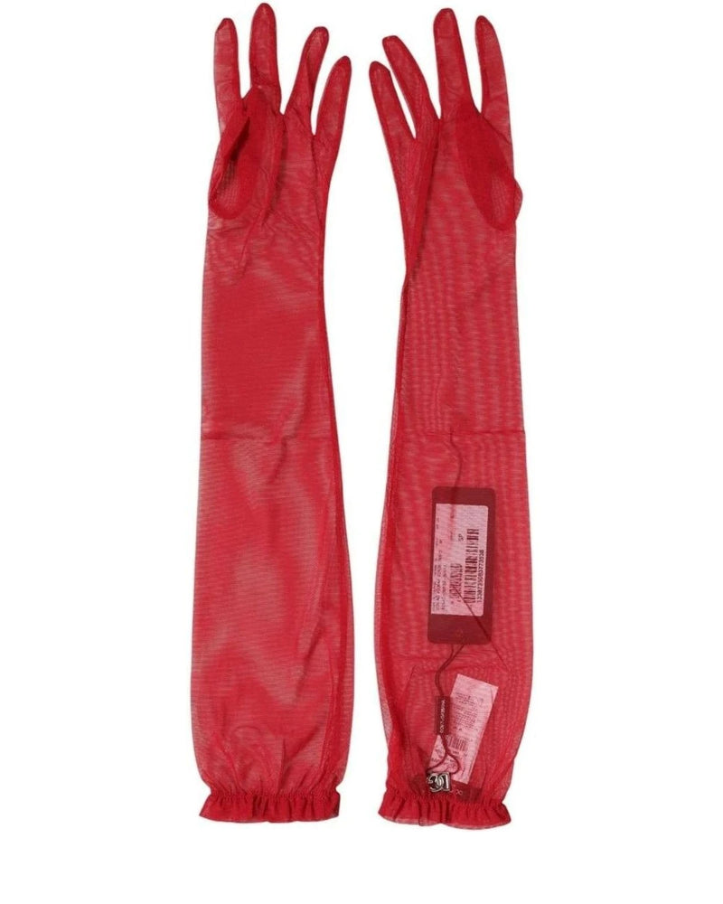 Dolce & Gabbana Bridal Glove in red, Acetate
