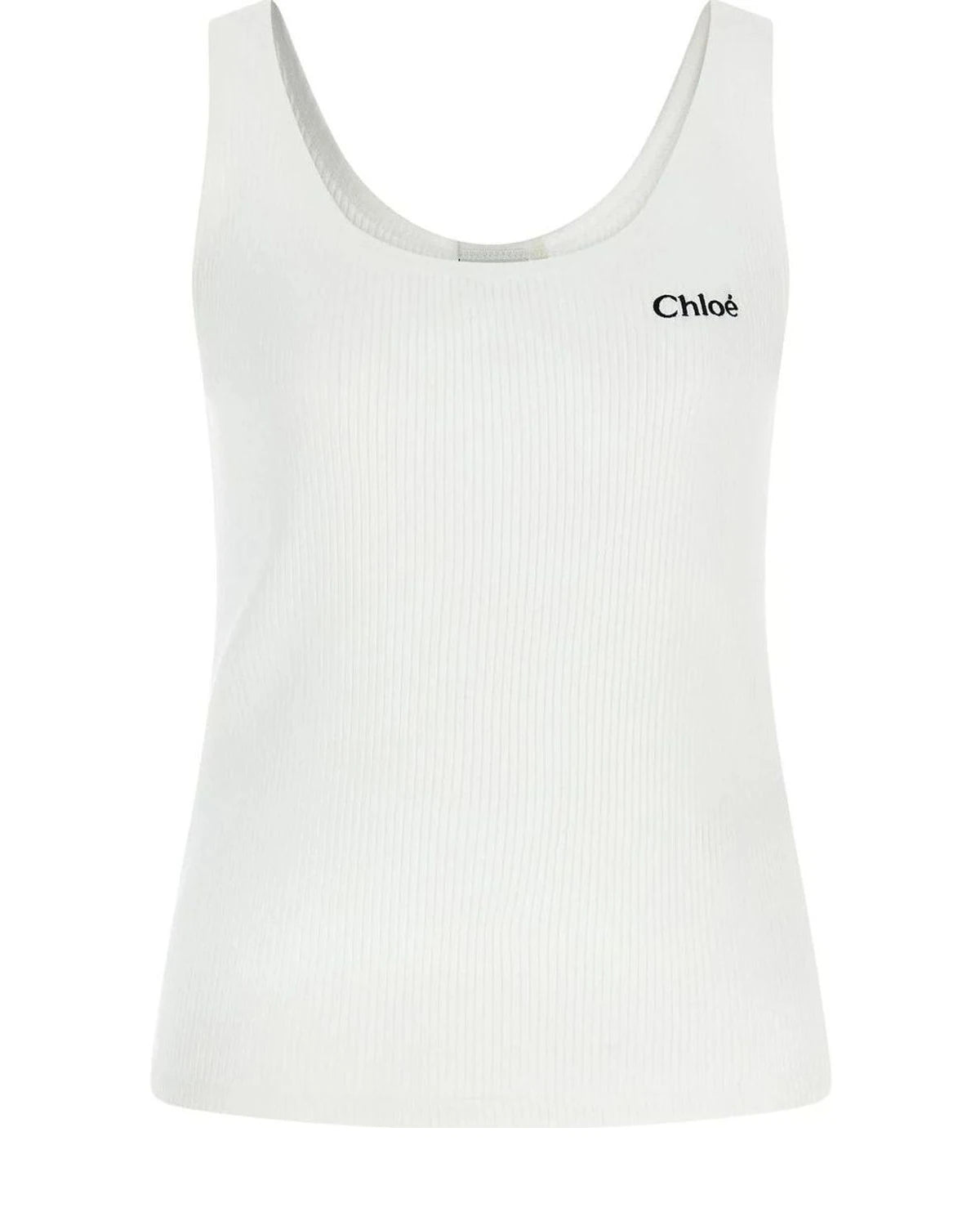 Chloé Tank Top in white, Cotton