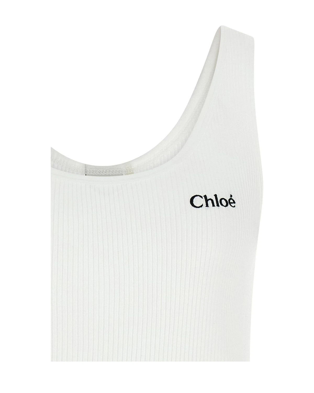 Chloé White Tank Top