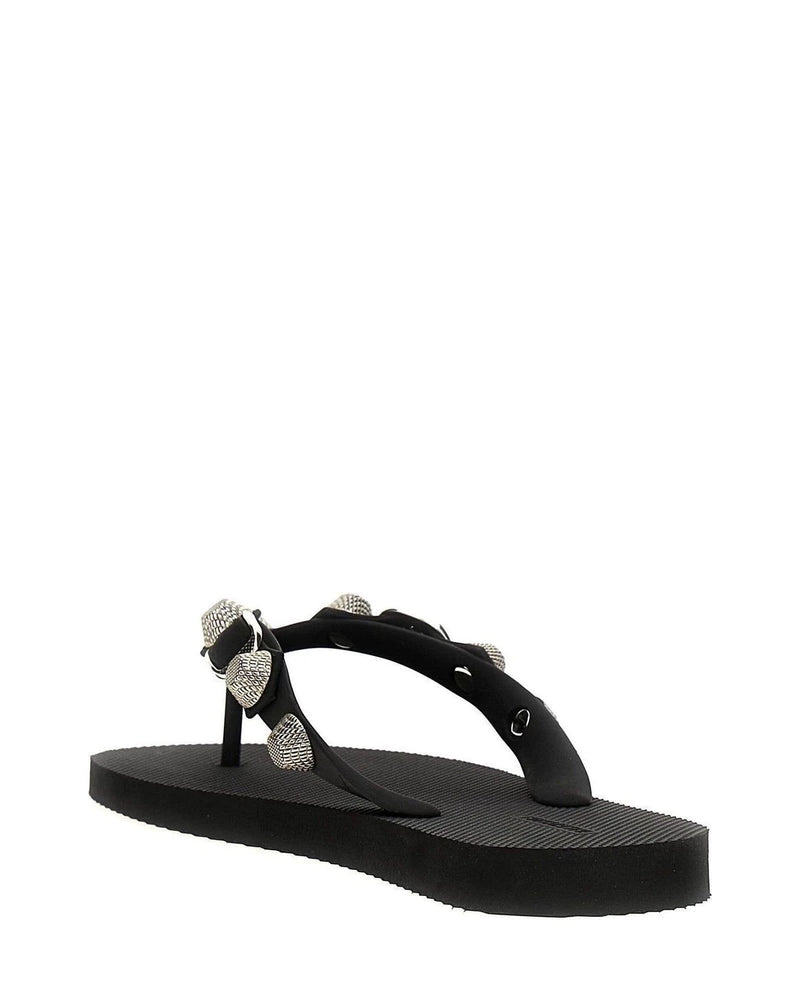 Balenciaga Slides in black, Rubber — view 3
