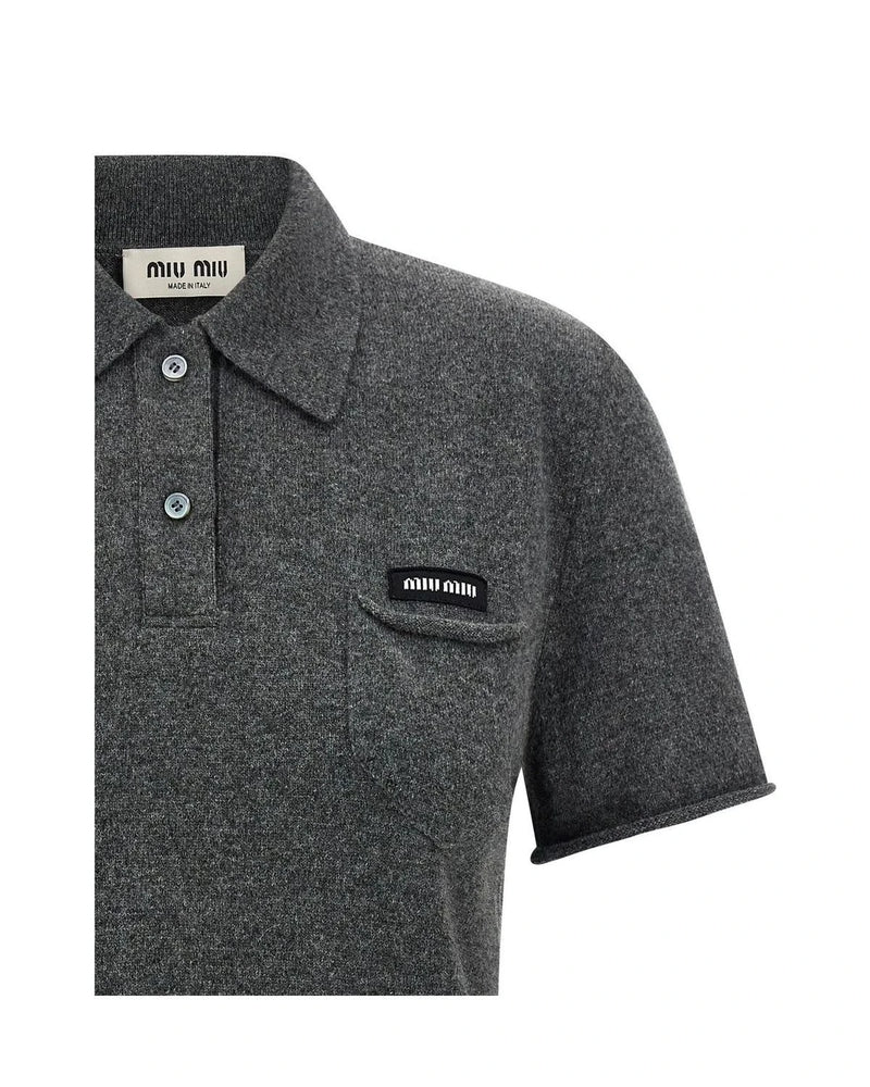 Miu Miu Polo in gray — view 3