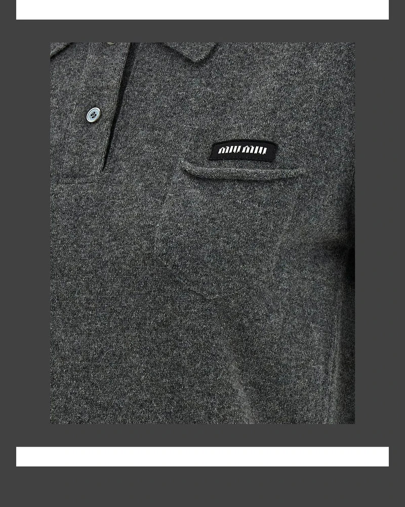 Miu Miu Polo in gray — view 4