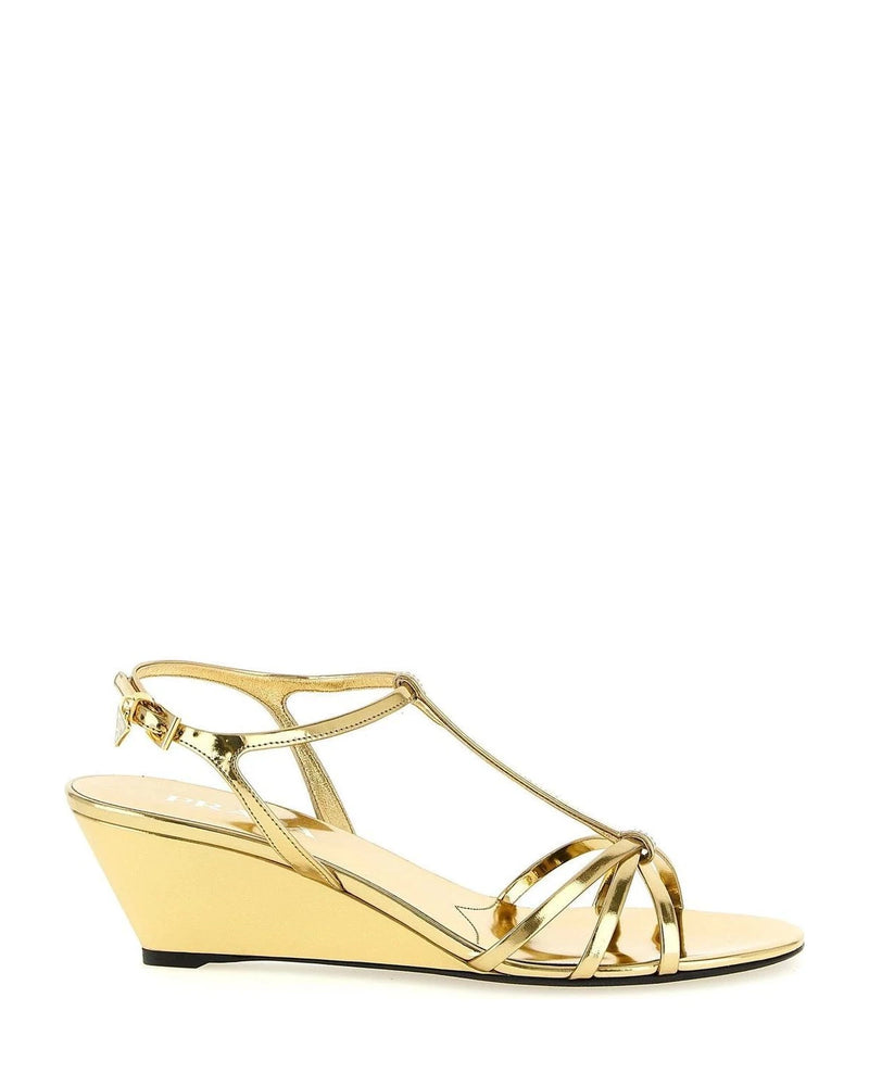 Prada Wedges in gold