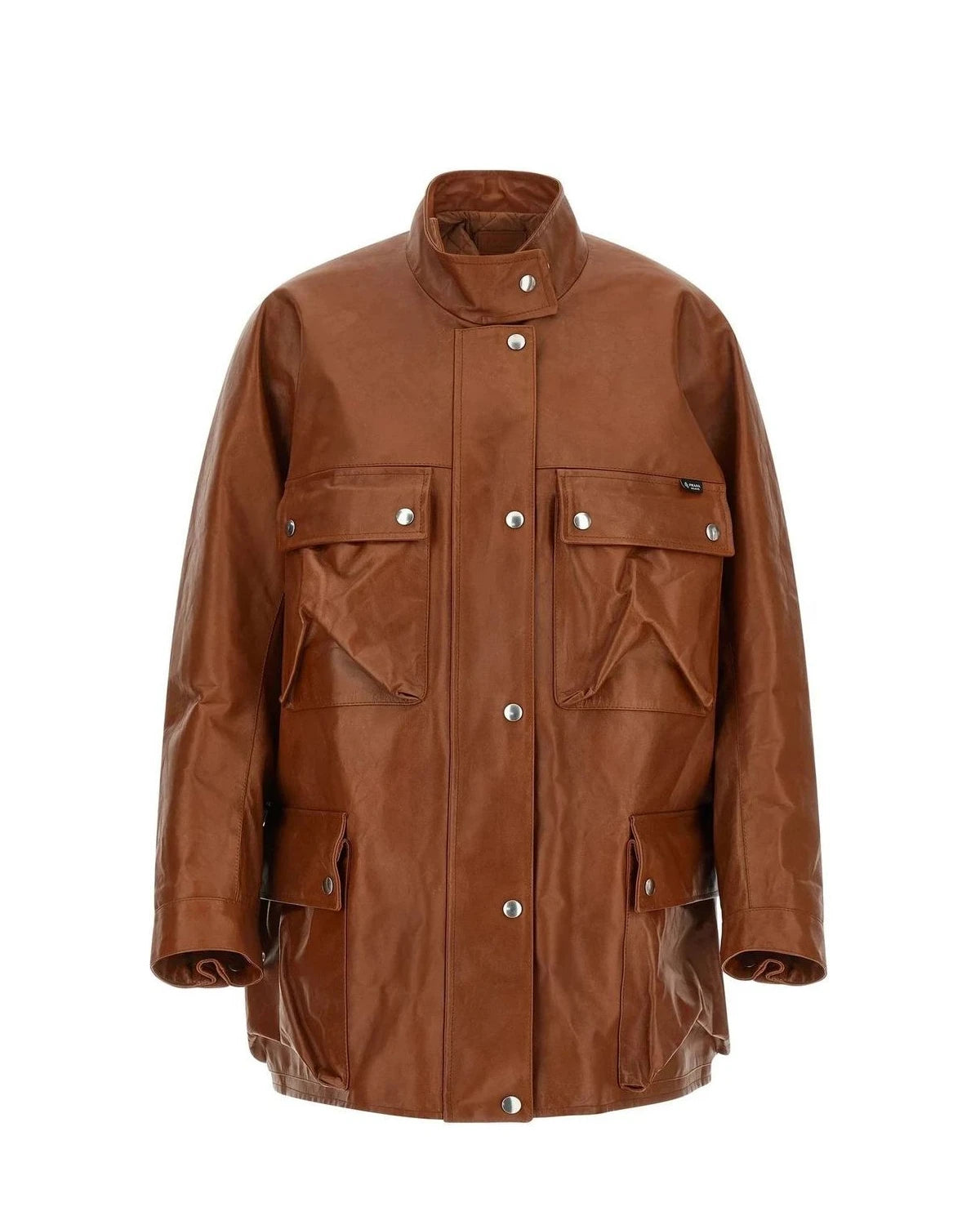 Prada Trucker Jacket in brown